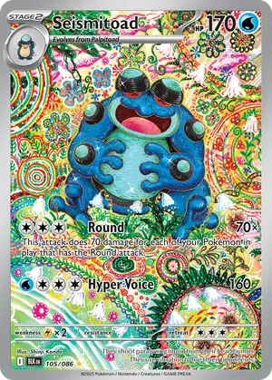 Seismitoad 105, Black Bolt
