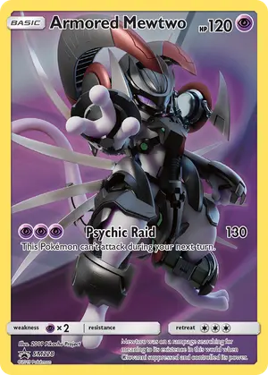 Armored Mewtwo SM228, SM Black Star Promos