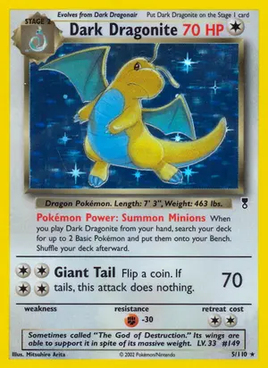 Dark Dragonite 005/110, Legendary Collection