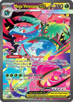 Mega Venusaur ex 177, Mega Evolution