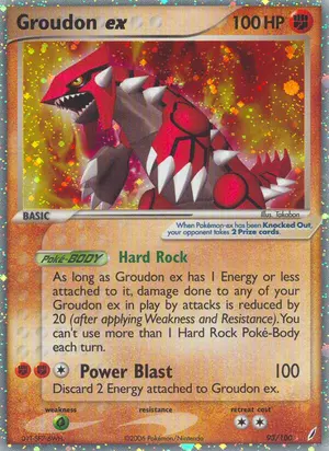 Groudon ex 93/100, EX Crystal Guardians