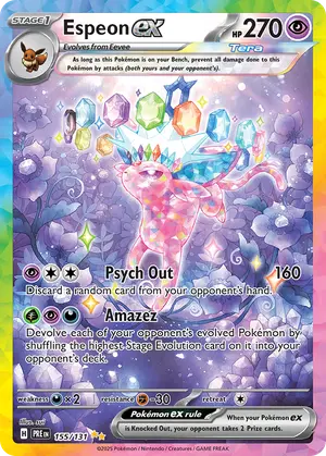 Espeon ex 155, Prismatic Evolutions