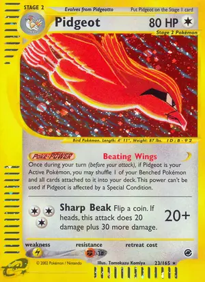 Pidgeot 23, Expedition Base Set