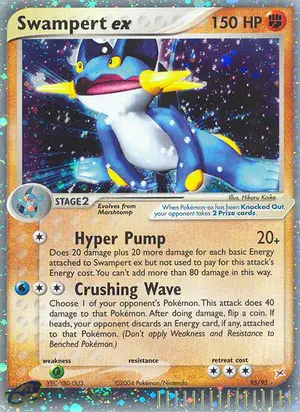 Swampert ex 95/95, EX Team Magma vs Team Aqua