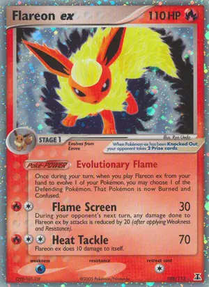 Flareon ex 108/113, EX Delta Species