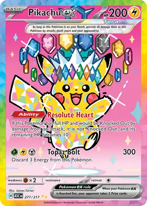 Pikachu ex 277, Ascended Heroes