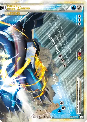 Palkia & Dialga LEGEND 102, HS—Triumphant