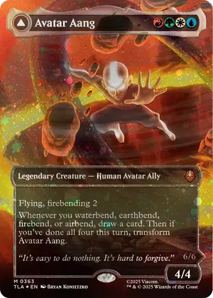 Avatar Aang Raised Foil 363, Avatar: The Last Airbender