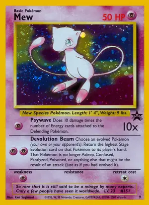 Mew 9, Wizards Black Star Promos