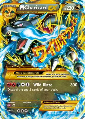 M Charizard EX 108, Flashfire