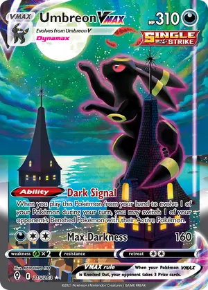 Umbreon VMAX Alternate Art Secret 215/203, Evolving Skies