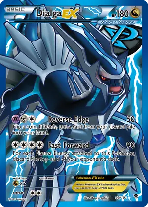 Dialga EX Team Plasma 99 Full Art 99/101, Plasma Blast