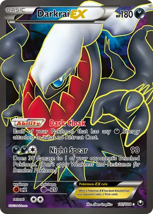 Darkrai EX 107 Full Art 107/108, Dark Explorers