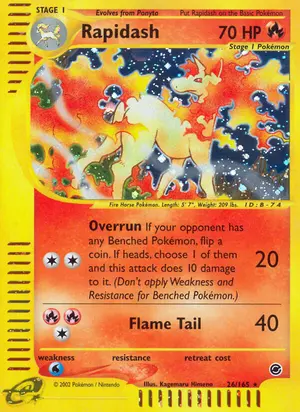 Rapidash 26, Expedition Base Set