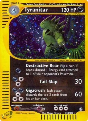 Tyranitar H28 H28/H32, Aquapolis