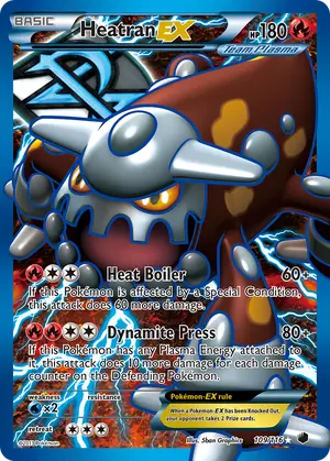 Heatran EX Team Plasma Full Art 109/116, Plasma Freeze