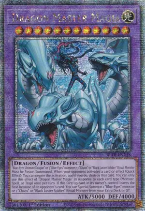 Dragon Master Magia Quarter Century Secret Rare BLTR-EN118, Battles of Legend: Terminal Revenge