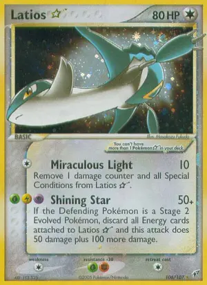 Latios Star 106/107, Deoxys