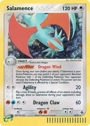 Salamence 10 97 10/97, EX Dragon