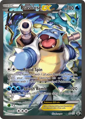 Blastoise EX XY122, XY Black Star Promos