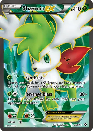 Shaymin EX 94 Full Art 94/99, Next Destinies