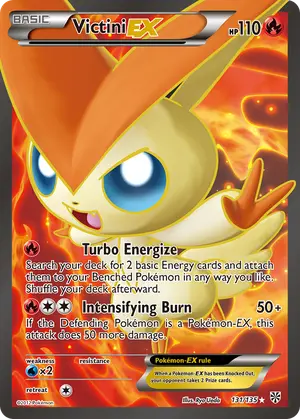 Victini EX 131 Full Art 131/135, Plasma Storm