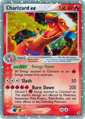 Charizard ex 105/112, FireRed & LeafGreen