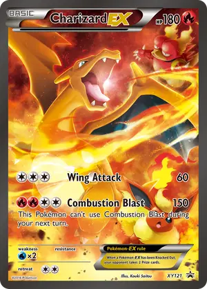 Charizard EX XY121, XY Black Star Promos