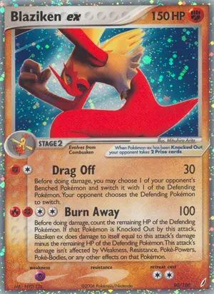 Blaziken ex 90/100, EX Crystal Guardians