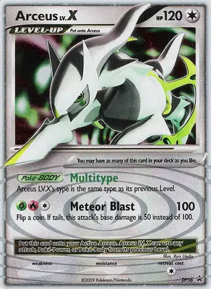 Arceus LVX DP56 DP56, Diamond and Pearl Promos