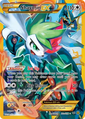 Shaymin EX 77a, Roaring Skies