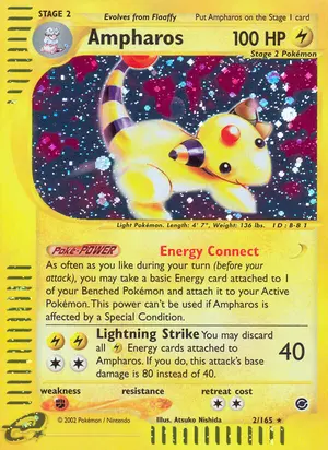 Ampharos 2, Expedition Base Set