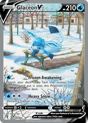 Glaceon V 175, Evolving Skies