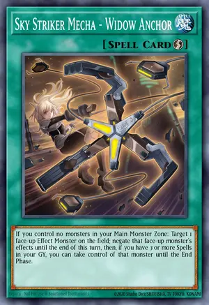 Sky Striker Mecha Widow Anchor Starlight Rare Extended Art MAMO-EN019, Magnificent Monsters