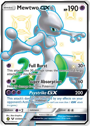 Mewtwo GX SV59/SV94, Hidden Fates: Shiny Vault