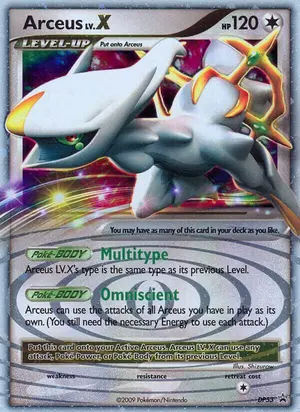 Arceus LVX DP53 DP53, Diamond and Pearl Promos