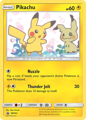 Pikachu SM162, SM Black Star Promos
