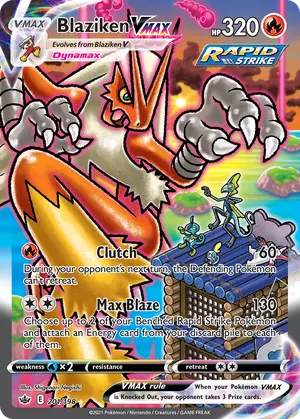 Blaziken VMAX 201, Chilling Reign
