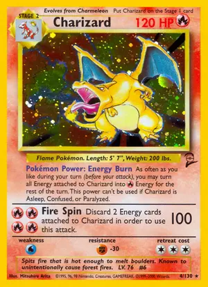 Charizard 004/130, Base Set 2