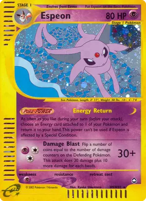 Espeon H9, Aquapolis