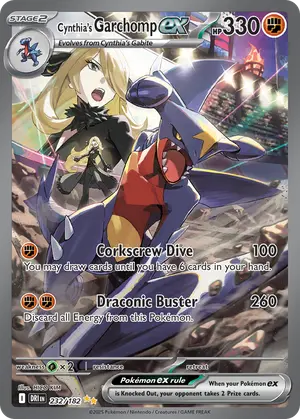Cynthia's Garchomp ex 232, Destined Rivals