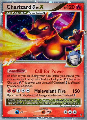 Charizard G LvX 143, Supreme Victors