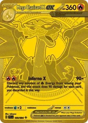 Mega Charizard X ex 130, Phantasmal Flames
