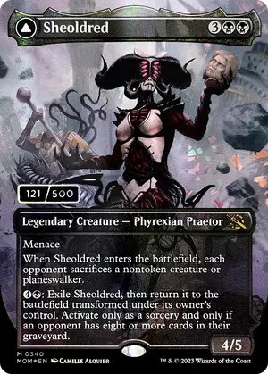 Sheoldred Serial Numbered 340, March of the Machine