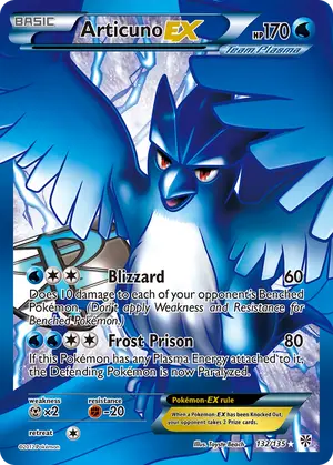 Articuno EX Team Plasma 132 Full Art 132/135, Plasma Storm