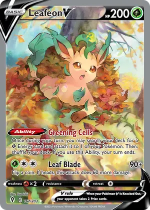 Leafeon V 167, Evolving Skies
