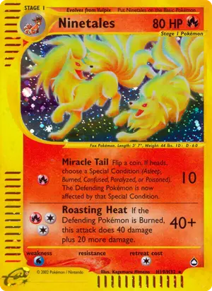 Ninetales H19 H19/H32, Aquapolis