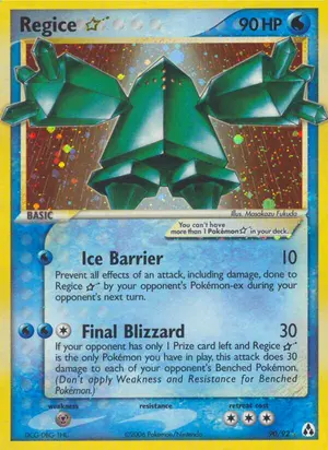 Regice Star 90/92, EX Legend Maker