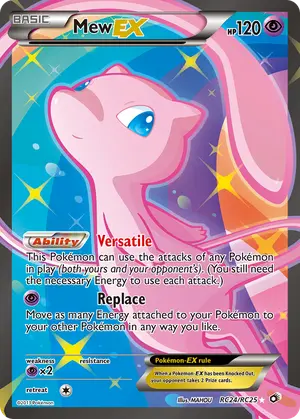 Mew-EX RC24, Legendary Treasures