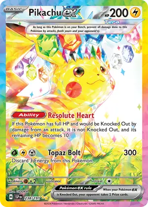 Pikachu ex 238, Surging Sparks